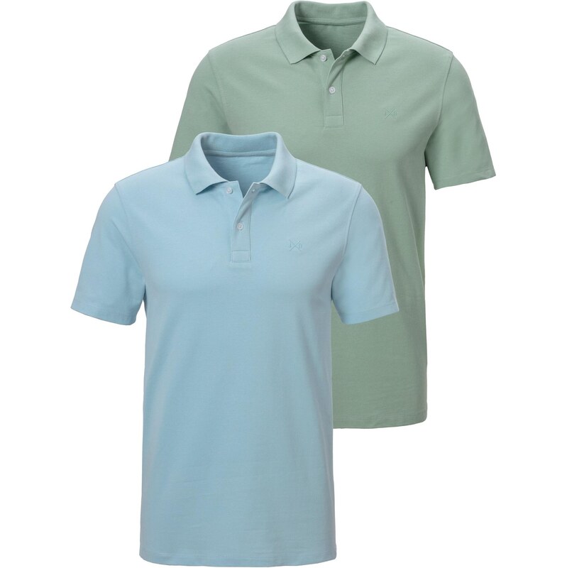 JOHN DEVIN Tričko svetlomodrá / svetlozelená 63600035