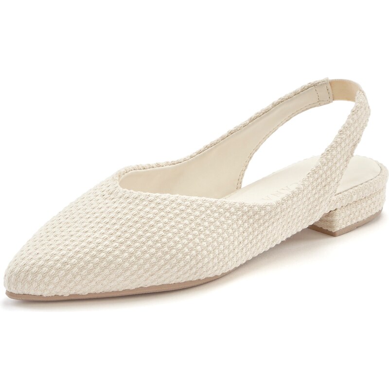 LASCANA Baleríny s ramienkom béžová 63594362