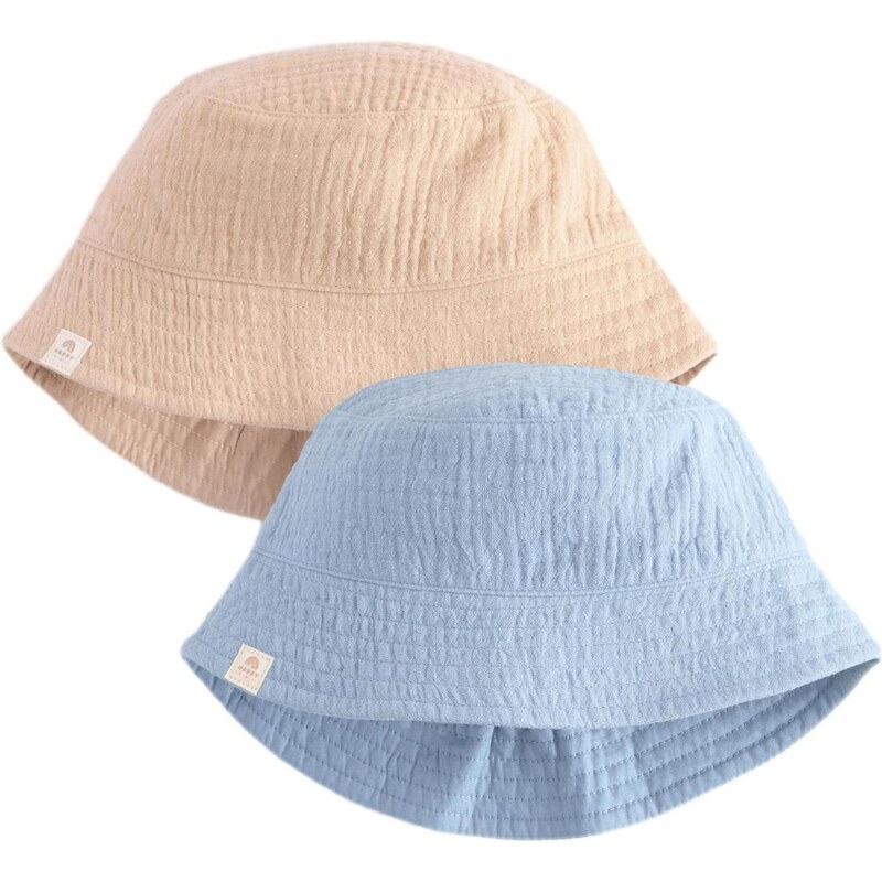 Next Klobúk béžová / svetlomodrá 64167020