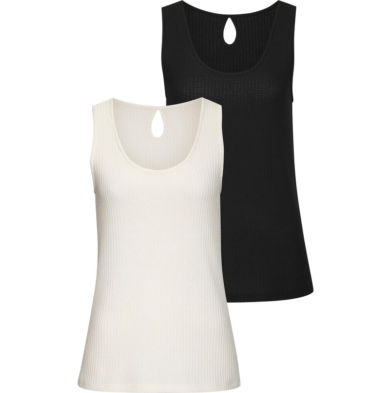 VIVANCE Top krémová / čierna 64427794