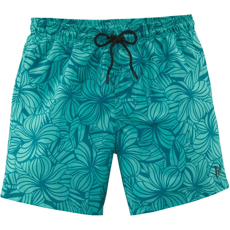 Bruno Banani Plavecké šortky tyrkysová / petrolejová / čierna 63600034