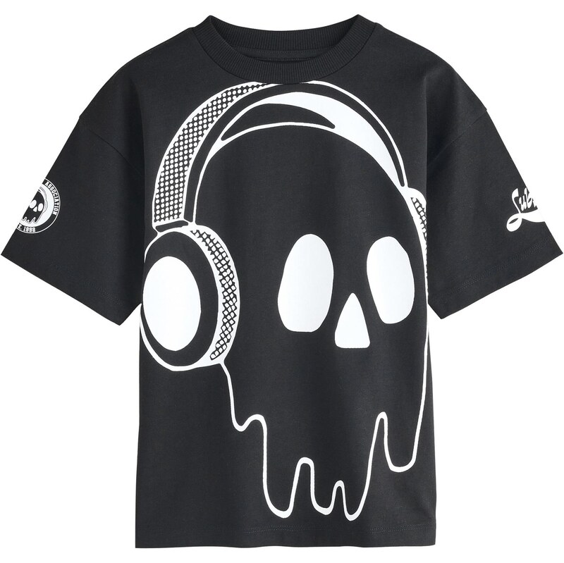 Next Tričko čierna / biela 64488176