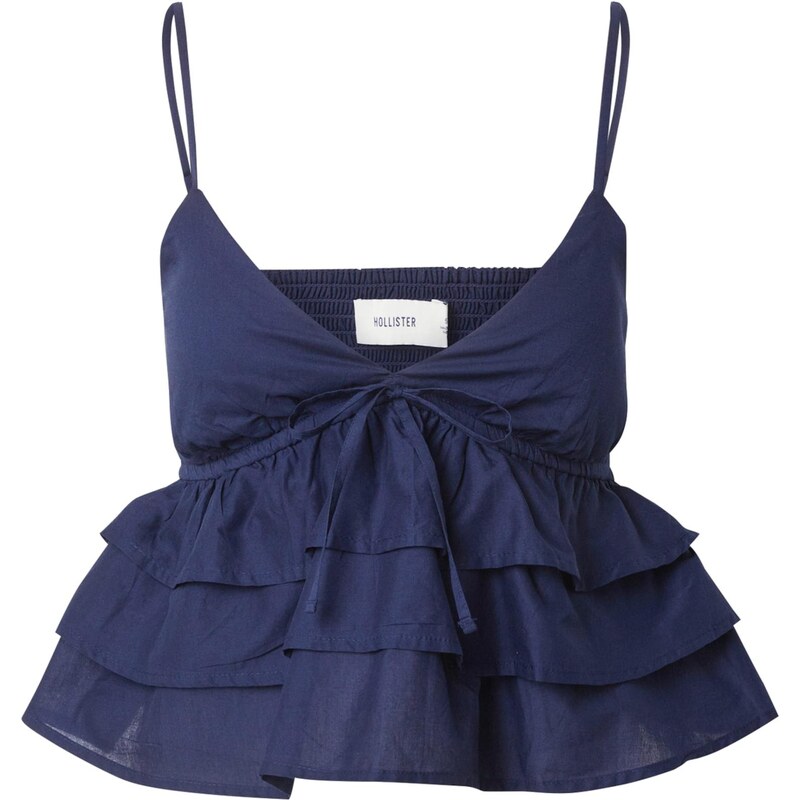 HOLLISTER Top námornícka modrá 64391572