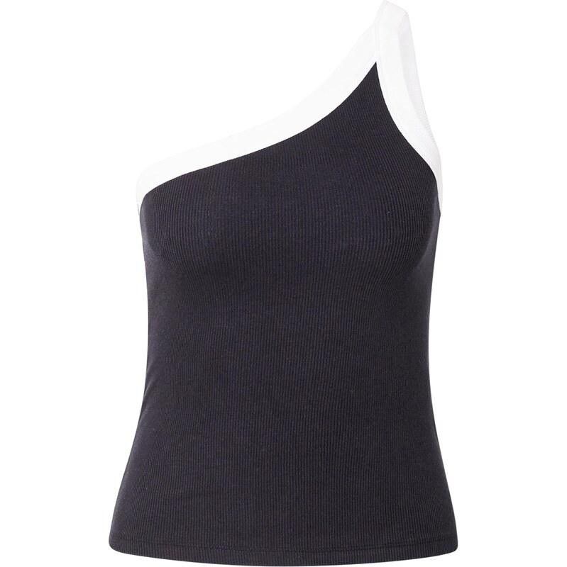 Abercrombie & Fitch Top čierna / biela 64391573