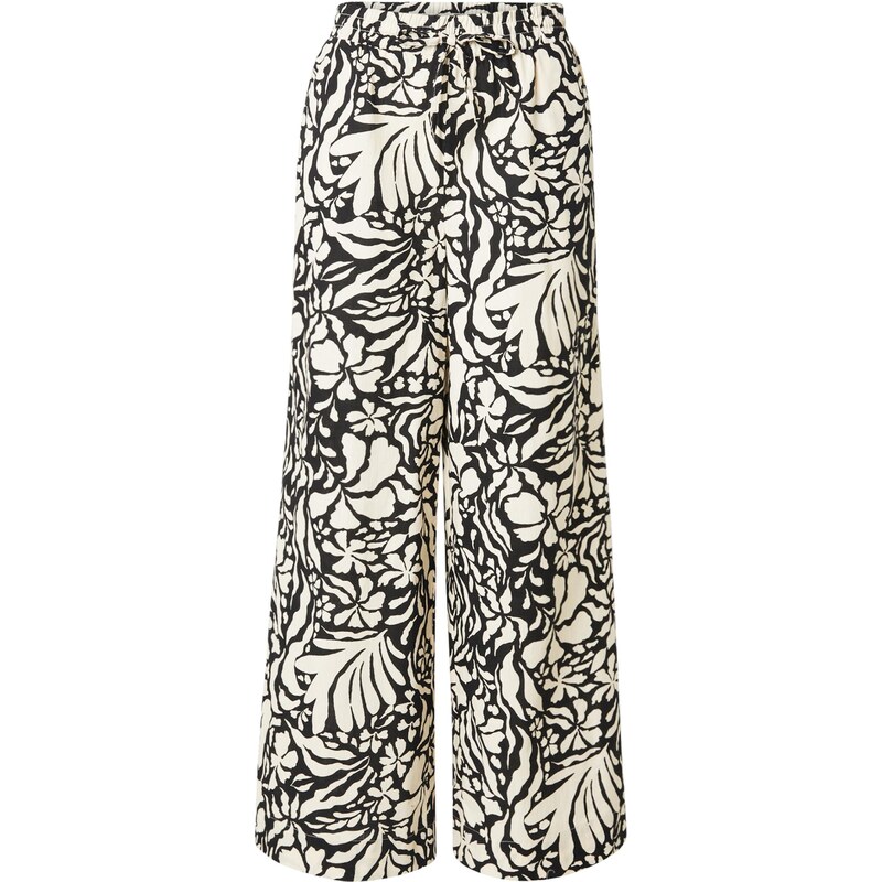 ONLY Nohavice ONLKALEEN čierna / šedobiela 64087511