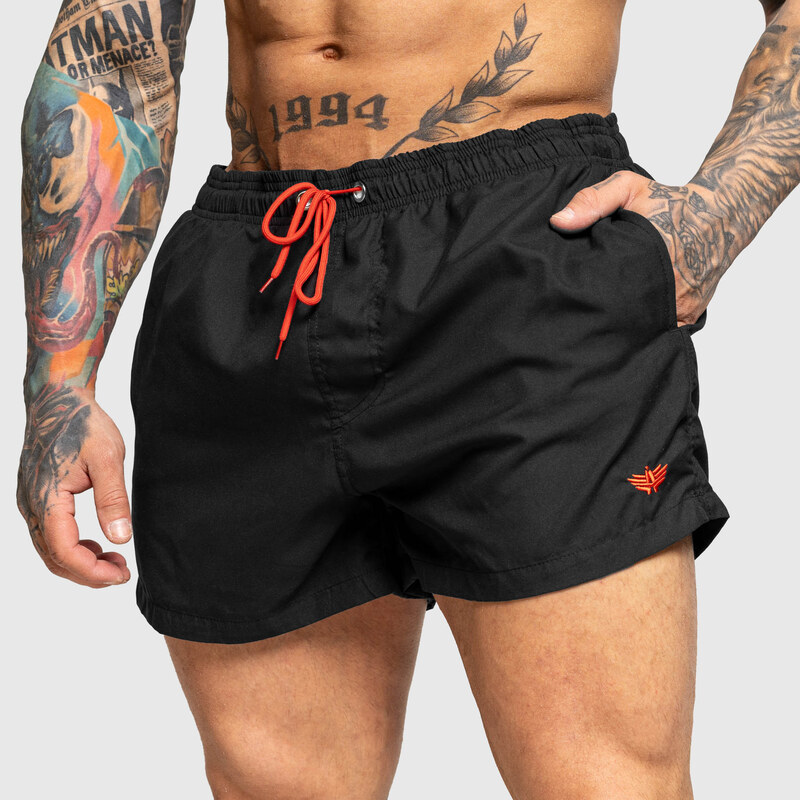 Pánske plavky Iron Aesthetics Beach Mode, čierne 63981685