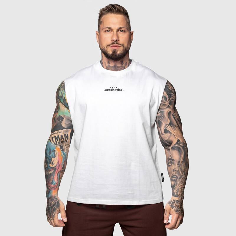 Tielko Iron Aesthetics Muscle Tee, biele 63598421