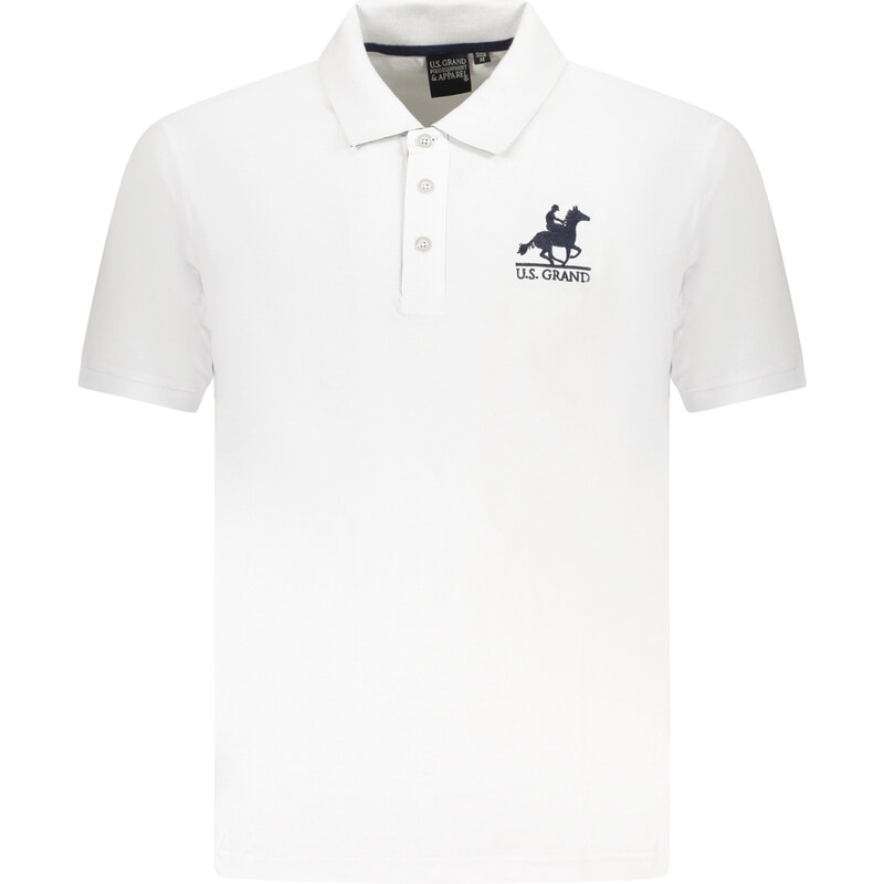 U.S. GRAND Pánske biele polo tričko US Grand 64709472