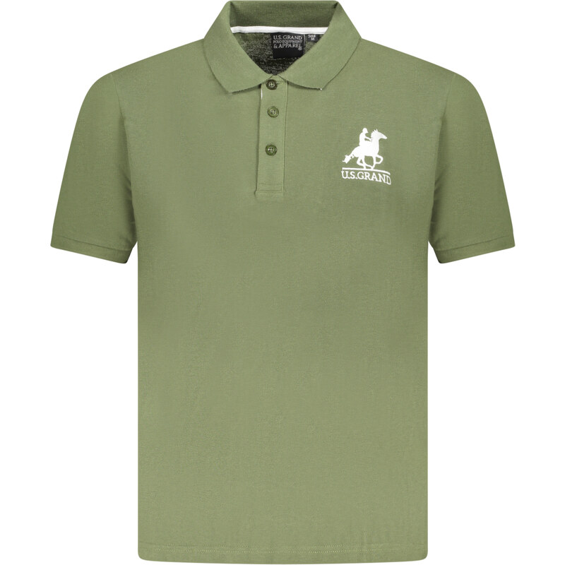 U.S. GRAND Pánske zelené polo tričko US Grand 64703456