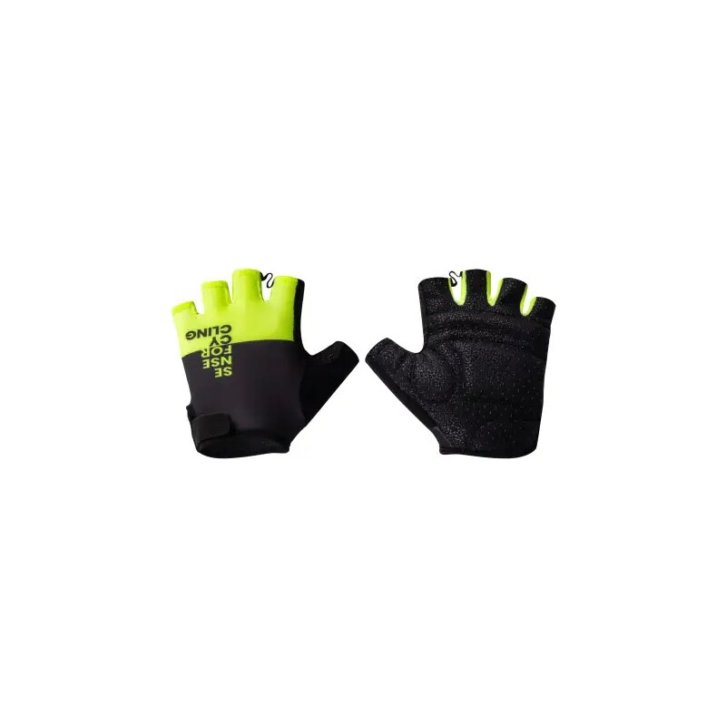 Force Fine krátke rukavice čierna/Fluo vel. L 63599737
