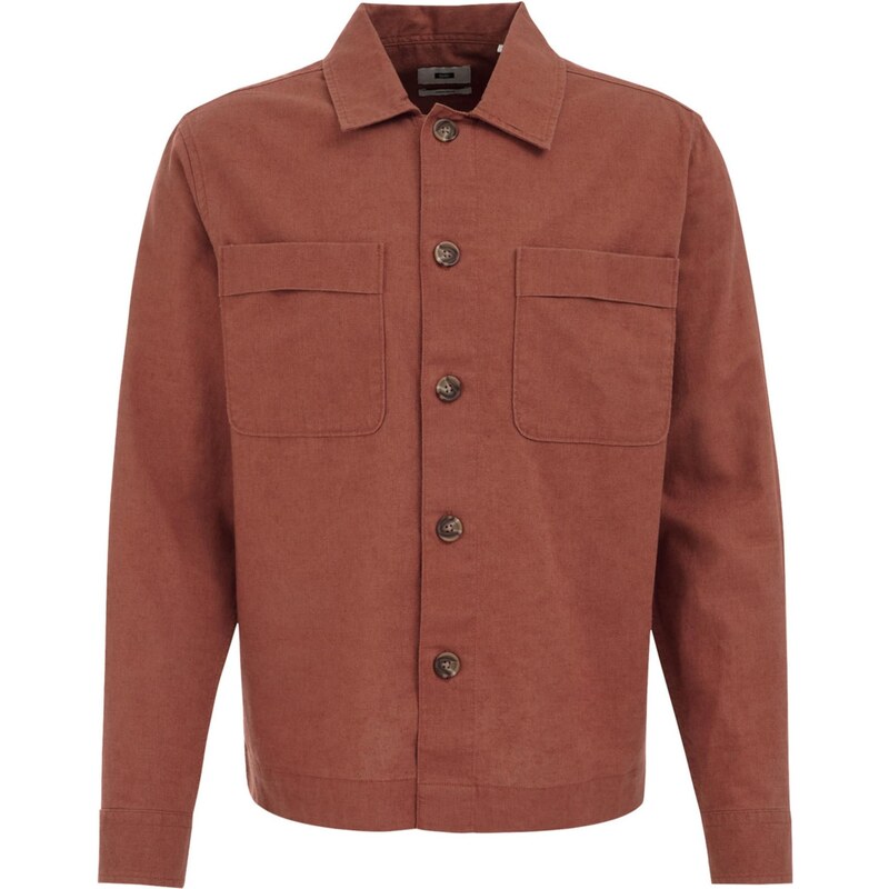 WE Fashion Košeľa hrdzavohnedá 63603220