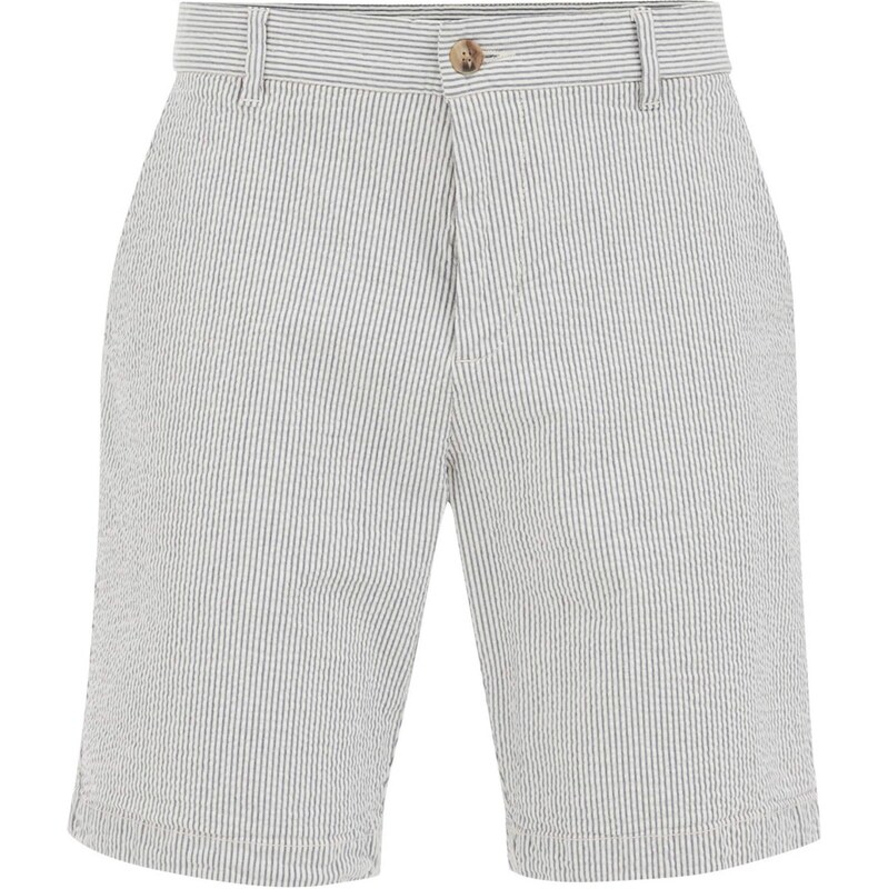 WE Fashion Chino nohavice zafírová / biela 63603223