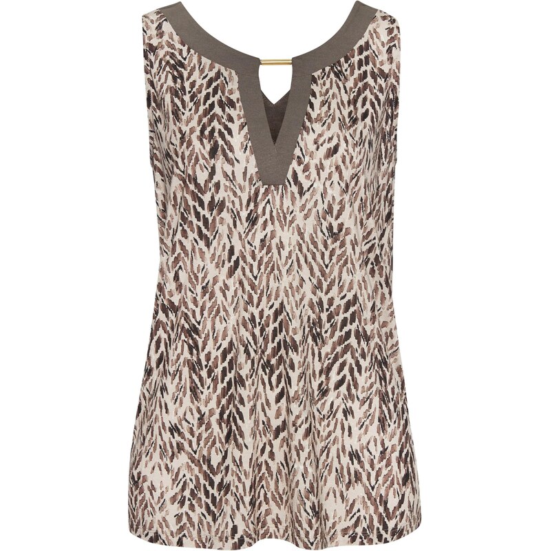 LASCANA Top béžová / hnedá / svetlohnedá 65648625