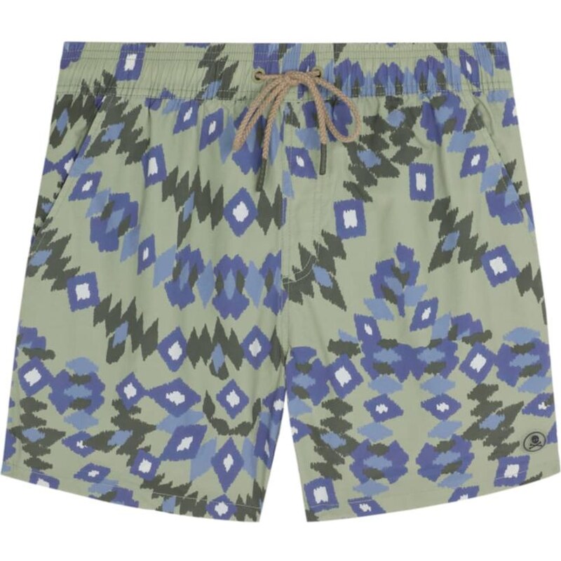 Scalpers Plavecké šortky zelená / kaki 64253809