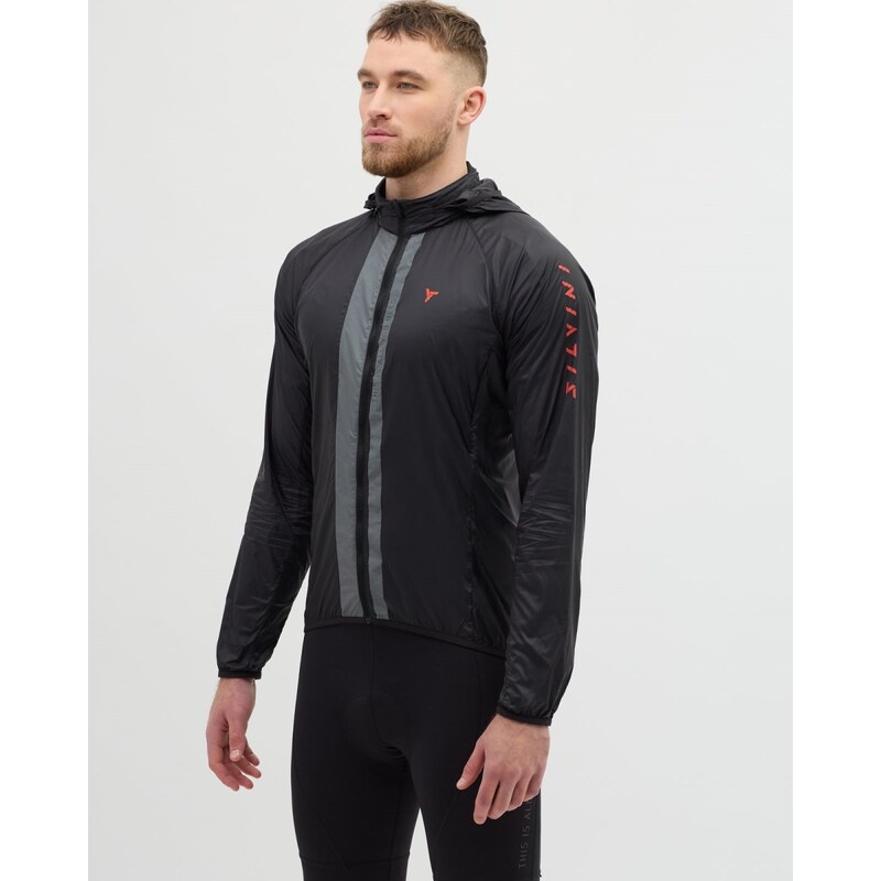Pánska cyklo bunda Silvini Gelo čierna/sivá 63655613