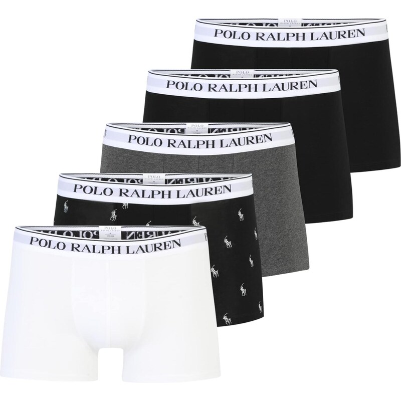 Polo Ralph Lauren Boxerky CLSSIC svetlosivá / čierna / biela 62915692