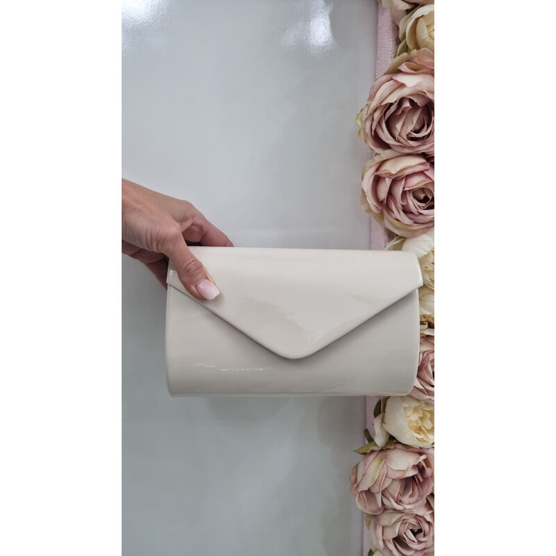 E-shop Katrins Fashion Spoločenská béžová kabelka