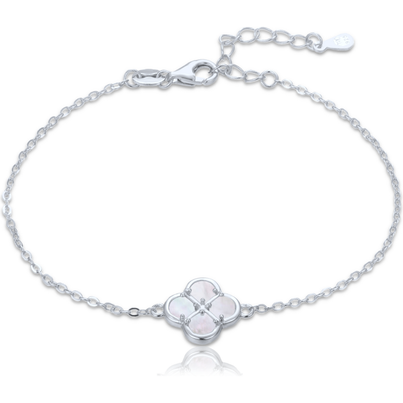 Olivie Strieborný náramok s bielou perleťou TALIS 65279375