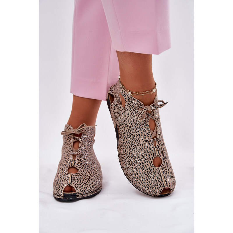 Vzorkované Kožené Čižmy Maciejka 64693817