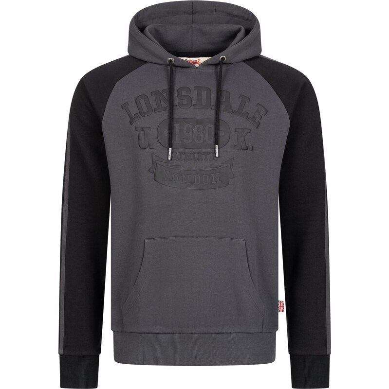 LONSDALE Mikina LINNFOOTS antracitová / tmavosivá / čierna 63694379