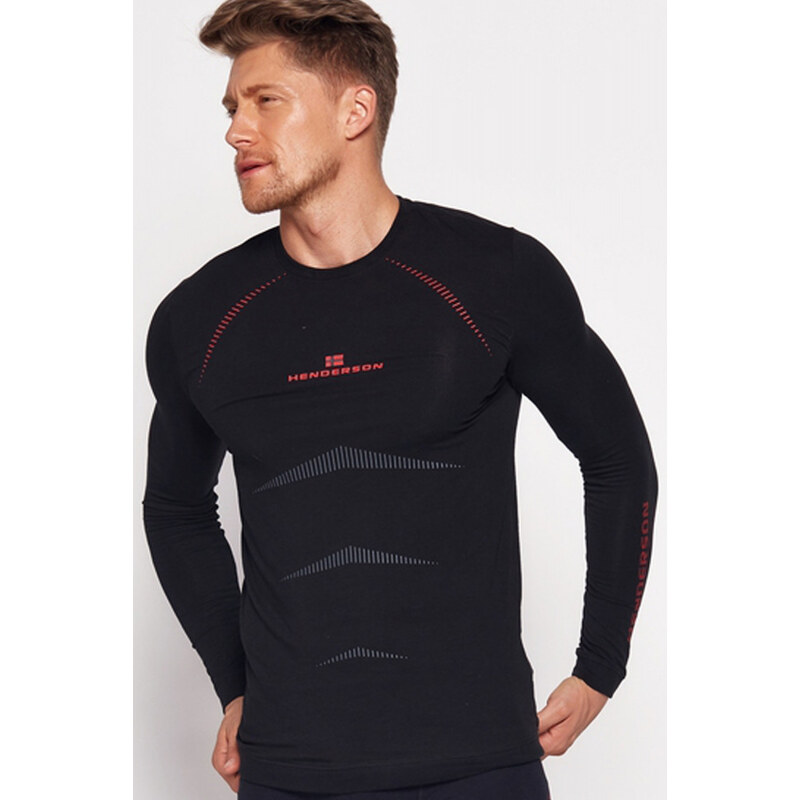 Henderson Kvalitné Pánske Termoprádlo vrchný diel čierne 63666536