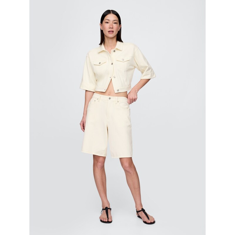 GAP Dámske Džínsové Šortky French Terry 778459-00 66265603