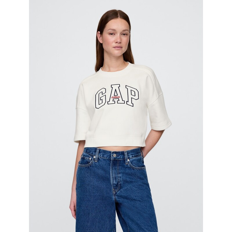 GAP Dámska Oversize crop mikina VintageSoft Americana 778442-02 66265692