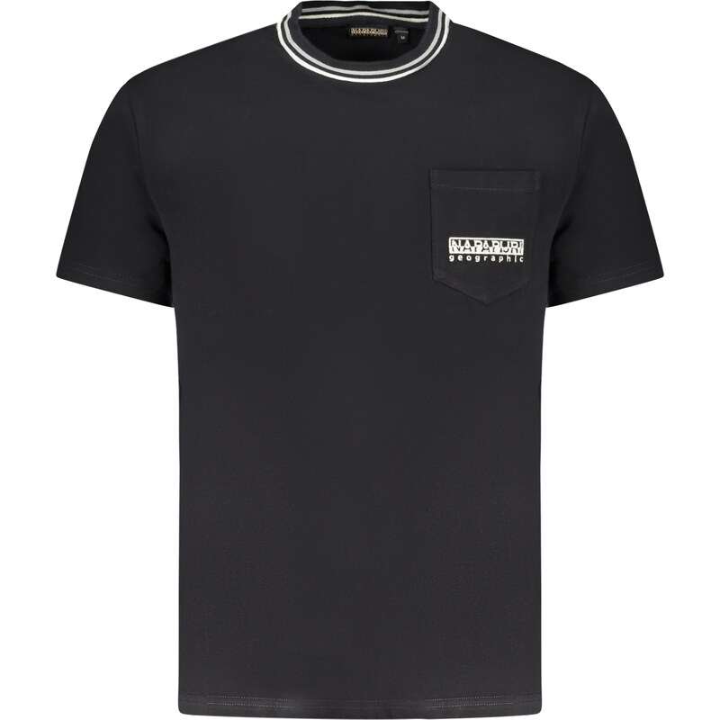 Čierne tričko Napapijri s krátkym rukávom 64704662