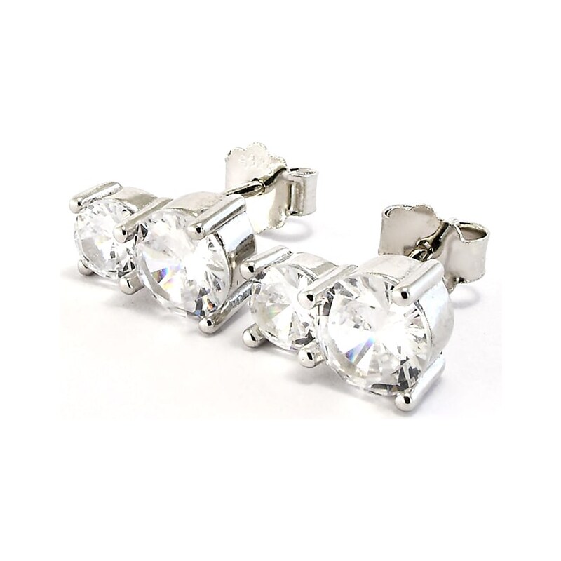 Strieborné náušnice Glare 790 63674722