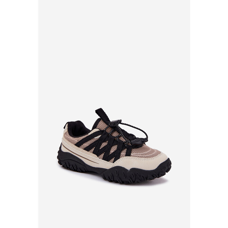 Boto Detské Tenisky S Šnúrkou Béžové Nanelita 64694276