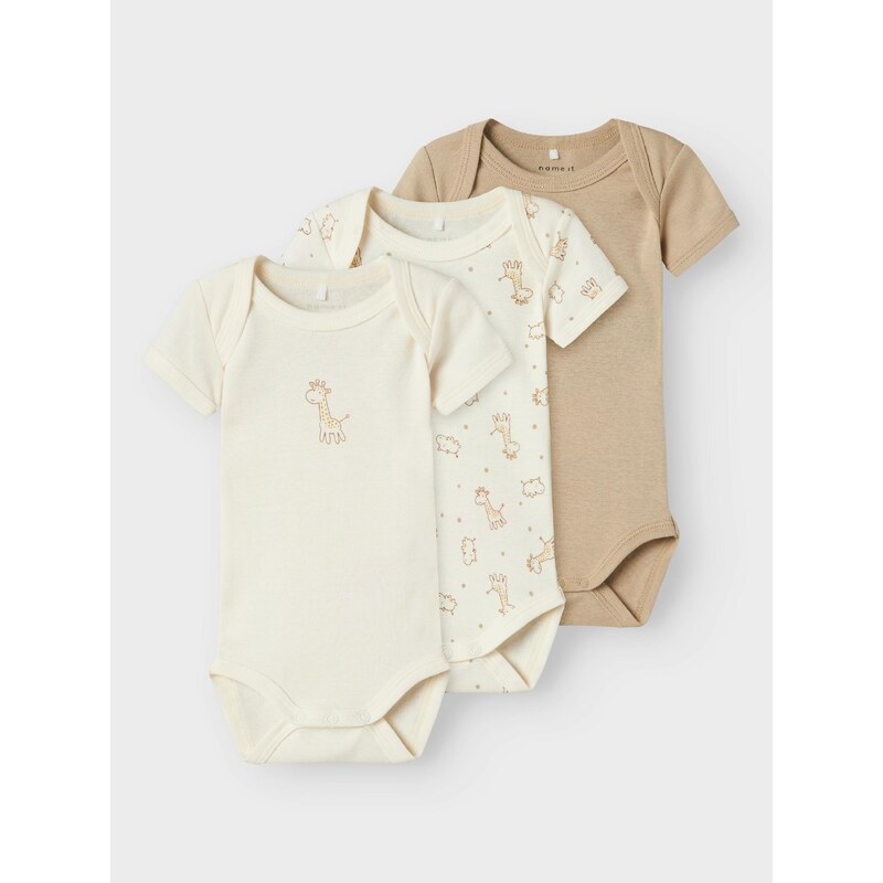 NAME IT Body krémová / tmavobéžová 60868554