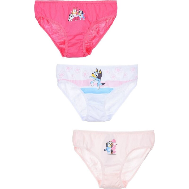 BASIC Súprava dievčenských bavlnených nohavičiek Bluey 65151933