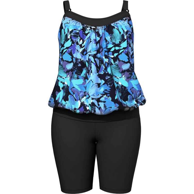 Ulla Popken Overal námornícka modrá / námornícka modrá / neónovo modrá 63682001