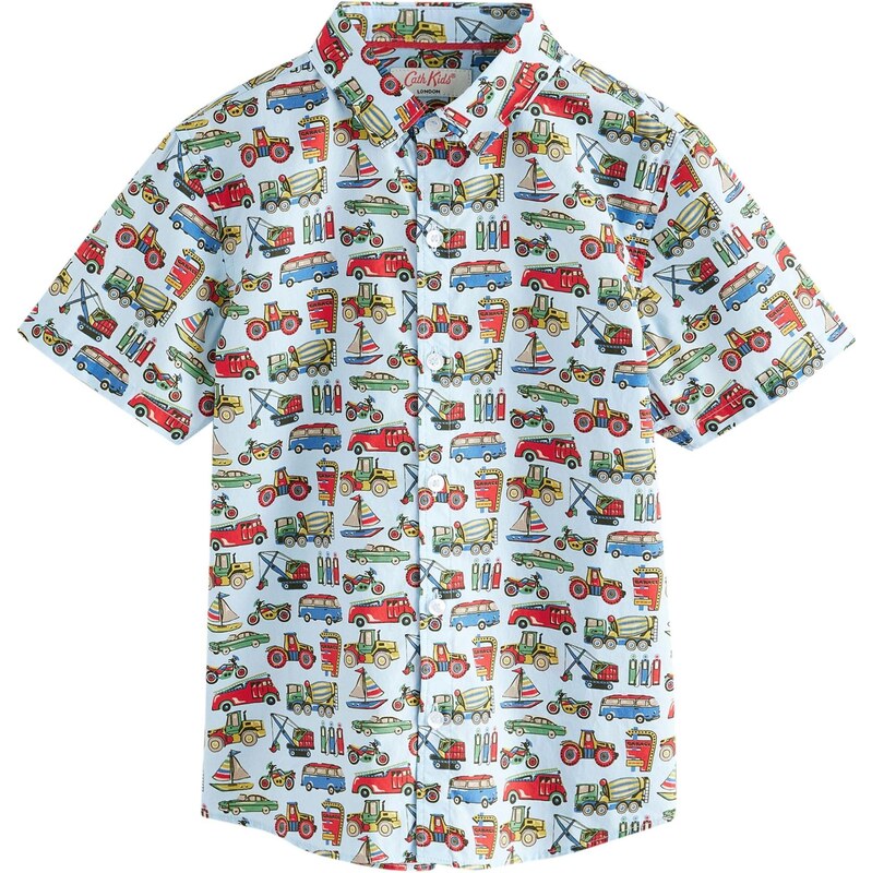 Next Košeľa Cath Kidston modrá / svetlomodrá / zelená / červená 64063054
