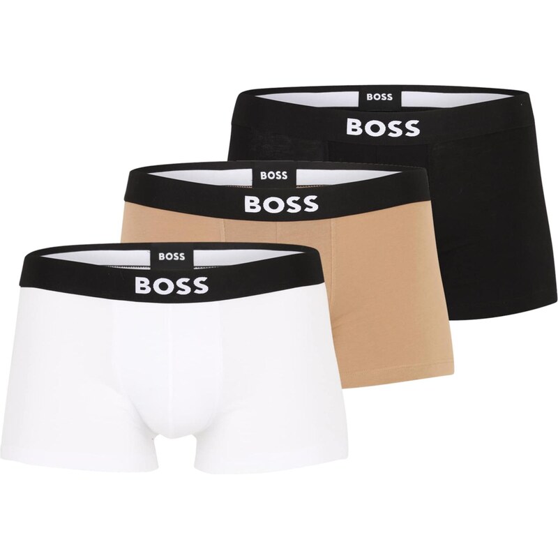 BOSS Boxerky David Beckham béžová / čierna / biela 63683042