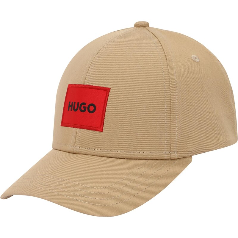 HUGO Čiapka béžová / červená / čierna 63683119