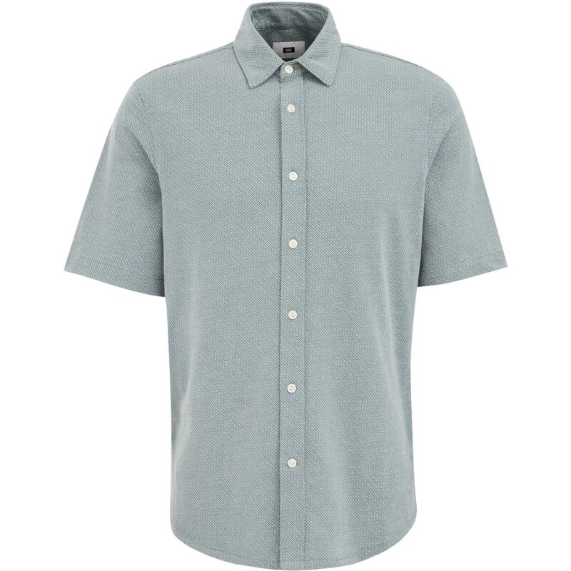 WE Fashion Košeľa opálová / tmavomodrá / biela 63683224