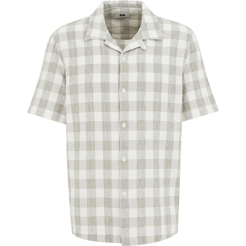 WE Fashion Košeľa zelená / biela 63683234