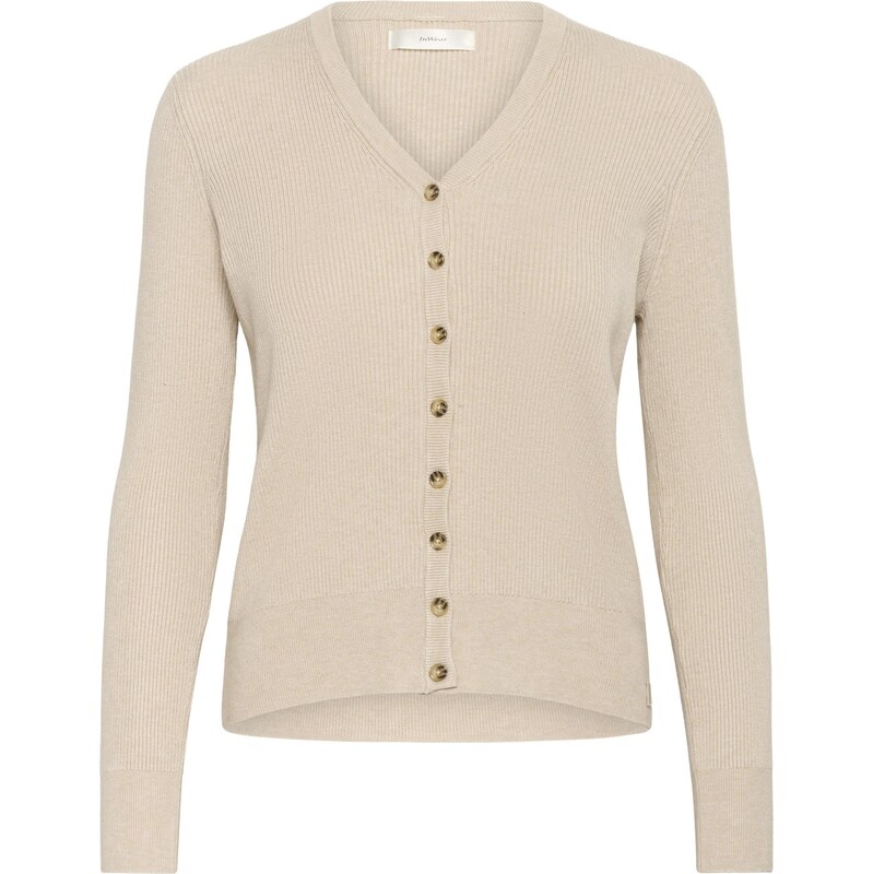 InWear Kardigán Leenah béžová melírovaná 63769034