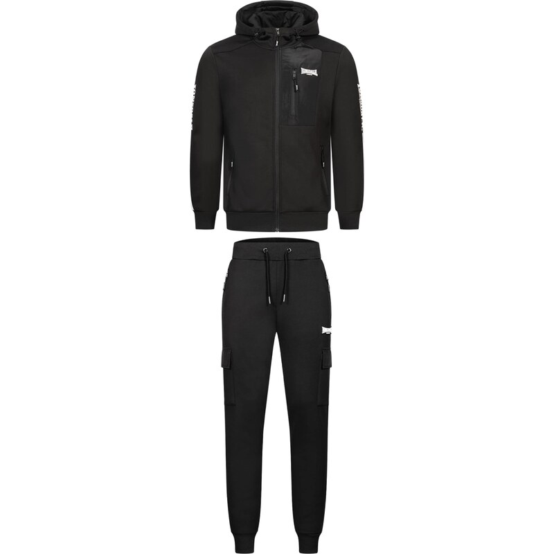 LONSDALE Tréningový komplet BULOUGH čierna 63741586