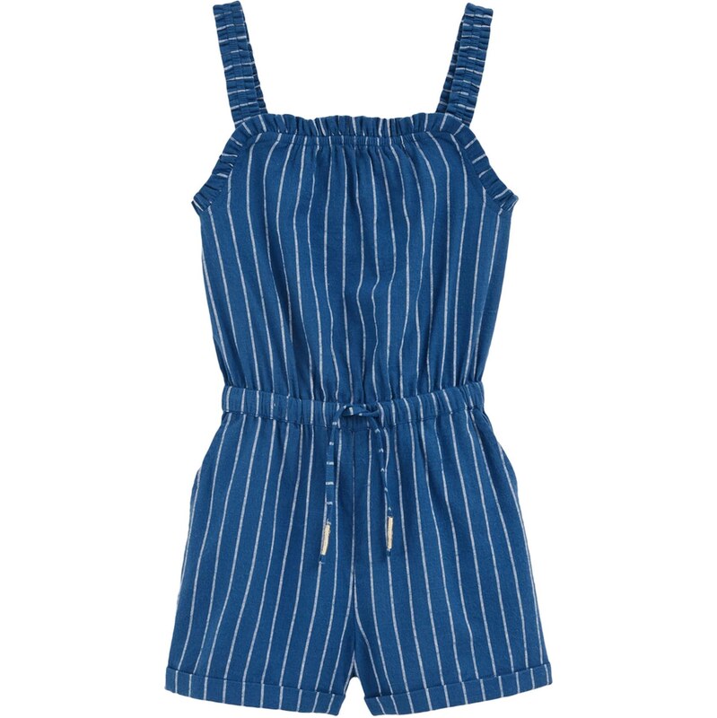 WE Fashion Overal kobaltovomodrá / biela 63683215