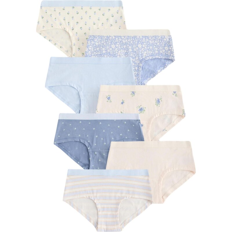 Next Nohavičky krémová / modrá / modrosivá 64173989