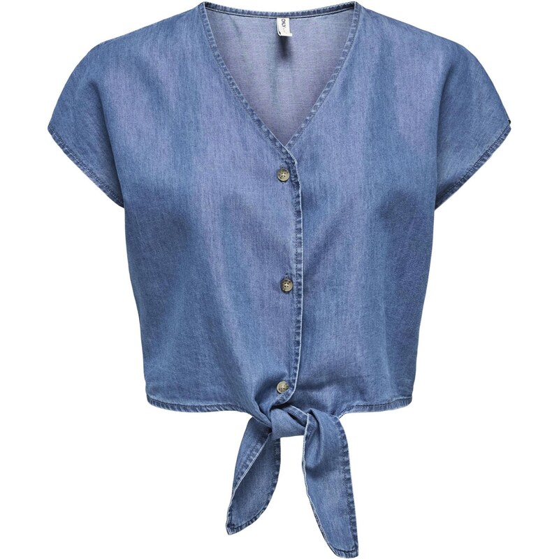 ONLY Blúzka ONLBea modrá denim 64071914