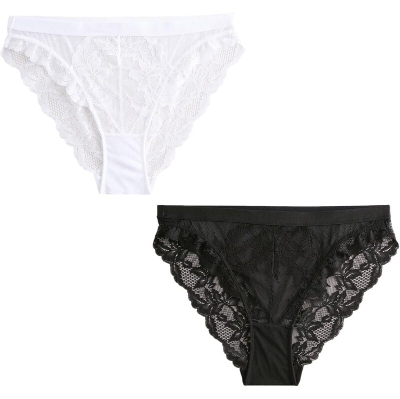 Next Nohavičky čierna / biela 64559183