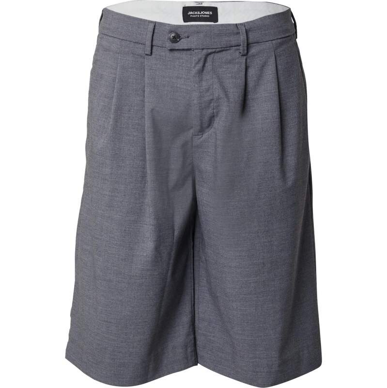 JACK & JONES Plisované nohavice JPSTBILL sivá 65651137