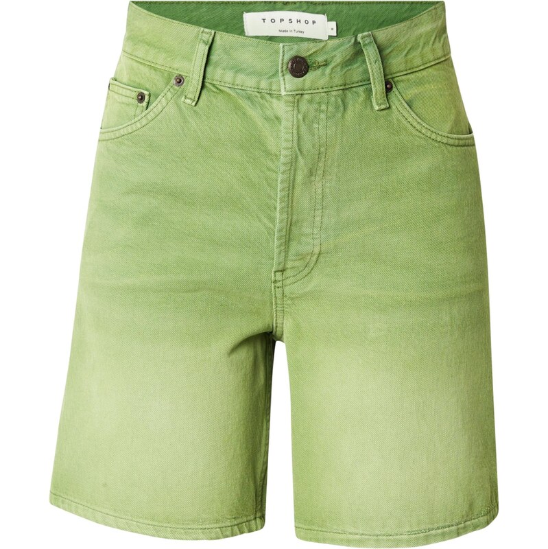 TOPSHOP Džínsy zelená 66056946