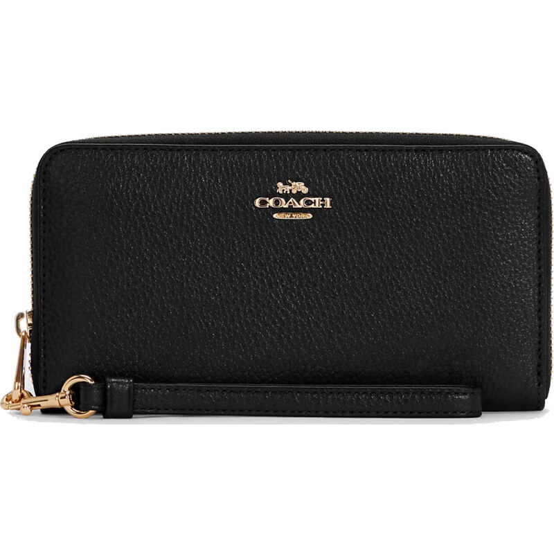 Coach Peněženka Long Zip Around Wallet Black 63717853