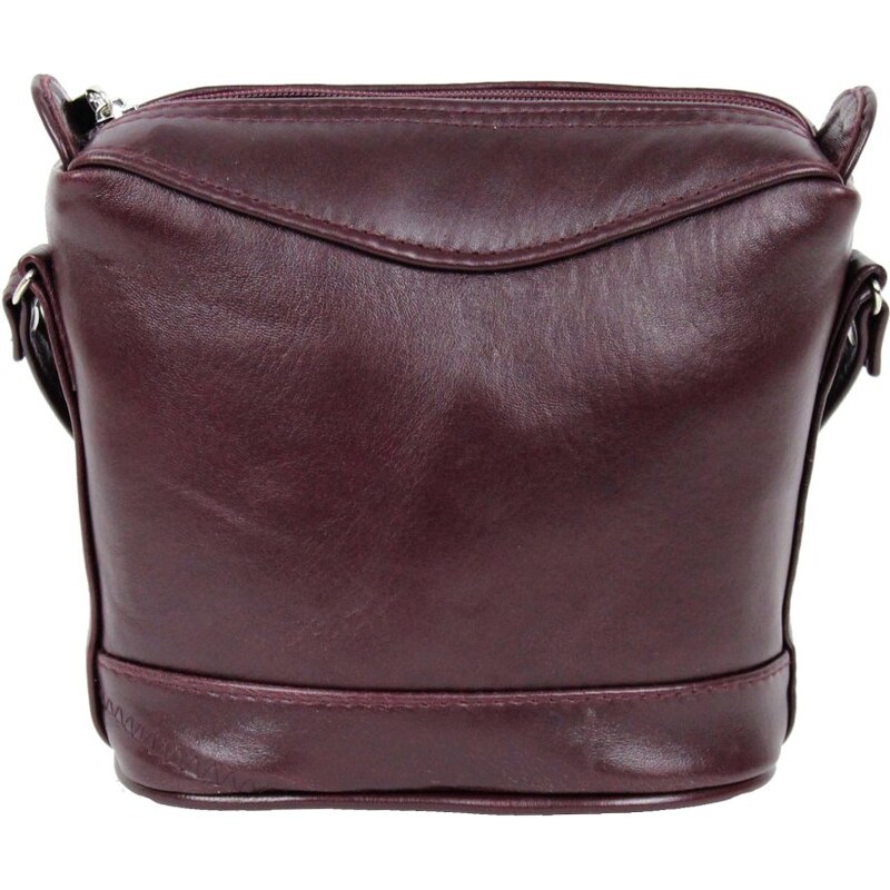 Sikora Dámska kožená kabelka SIK bordo 64452335