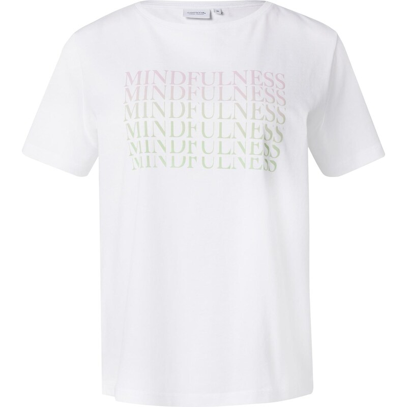 comma casual identity Tričko pastelovo zelená / pastelovo ružová / 65644817