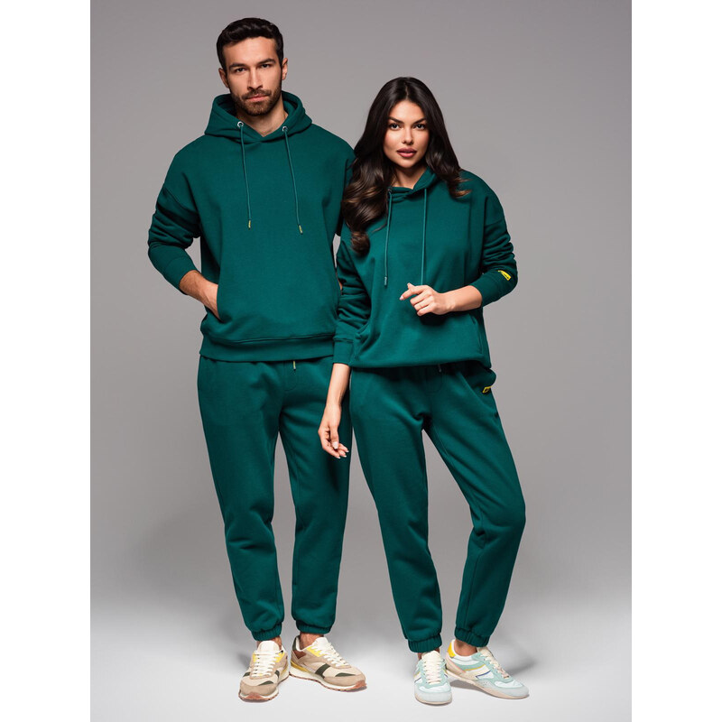 Ombre UNISEX sweatshirt set hoodie + drawstring pants in athleisure 64793478